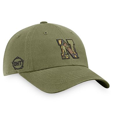 Men's Top of the World Olive Nebraska Huskers OHT Military Appreciation Unit Adjustable Hat