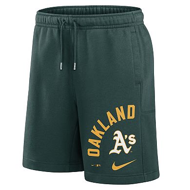 Men's Nike Green Oakland Athletics Arched Kicker Shorts