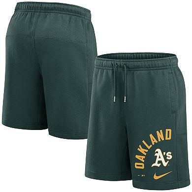 Men's Nike Green Oakland Athletics Arched Kicker Shorts