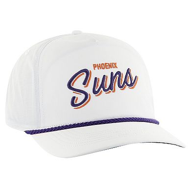 Men's '47 White Phoenix Suns Fairway Hitch brrr Adjustable Hat