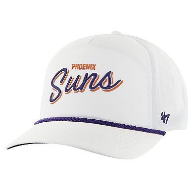 Men's '47 White Phoenix Suns Fairway Hitch brrr Adjustable Hat