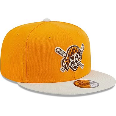 Men's New Era Gold Pittsburgh Pirates Tiramisu  9FIFTY Snapback Hat