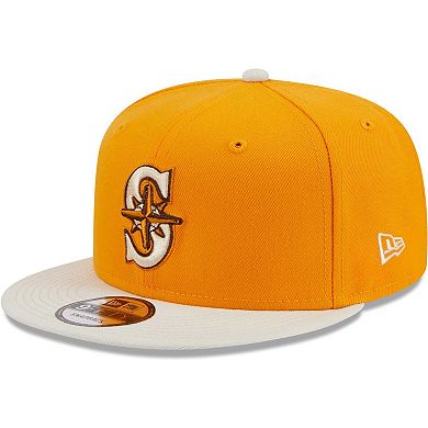 Men's New Era Gold Seattle Mariners Tiramisu  9FIFTY Snapback Hat