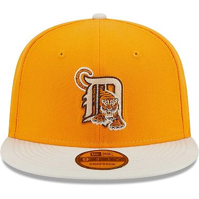 Men's New Era Gold Detroit Tigers Tiramisu  9FIFTY Snapback Hat