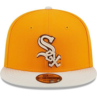 Men's New Era Gold Chicago White Sox Tiramisu  9FIFTY Snapback Hat