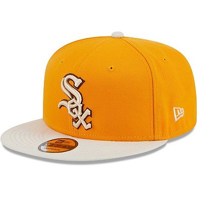 Men's New Era Gold Chicago White Sox Tiramisu  9FIFTY Snapback Hat