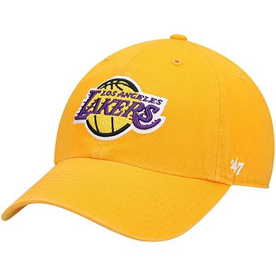 Men's '47 Gold Los Angeles Lakers Clean Up Adjustable Hat