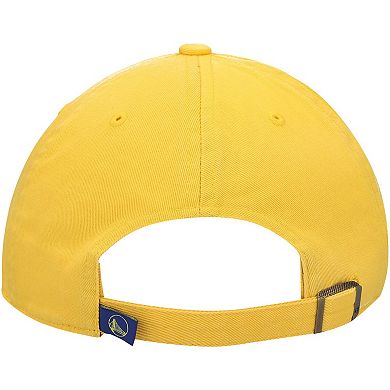 Men's '47 Gold Golden State Warriors Team Clean Up Adjustable Hat