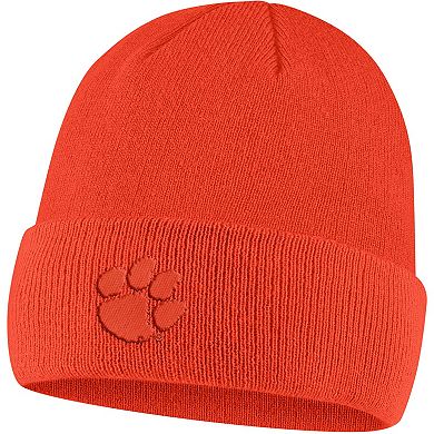 Men's Nike Orange Clemson Tigers Tonal Cuffed Knit Hat