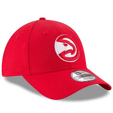 Men's New Era Red Atlanta Hawks Official Team Color 9FORTY Adjustable Hat