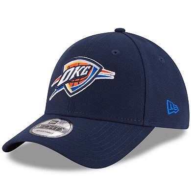 Men's New Era Navy Oklahoma City Thunder Official Team Color 9FORTY Adjustable Hat