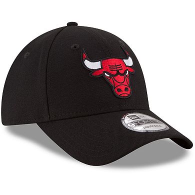 Men's New Era Black Chicago Bulls Official Team Color 9FORTY Adjustable Hat