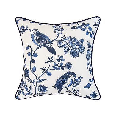 Donna Sharp Checkerboard Indigo 2-Piece Pillow Set