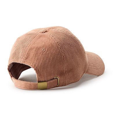 Women's Sonoma Goods For Life® Corduroy Baseball Cap