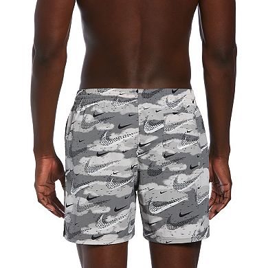 Men's Nike 5" Flock Print Volley Swim Shorts