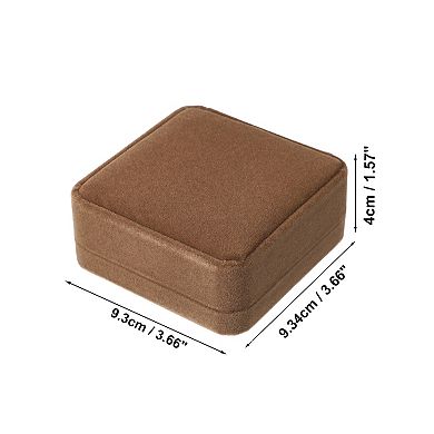 Luxury Bangle Box Jewelry Display Box For Engagement Disposal Decorative Box Suede