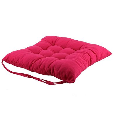 Office Cotton Blends Chair Seat Cushion For Back Tired Sciatica Relax Fuchsia