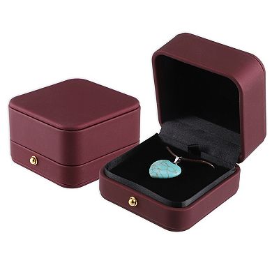 Pendant Box Jewelry Storage Display Stand Pendant Organizer Case Plastic Gift Box For Wedding