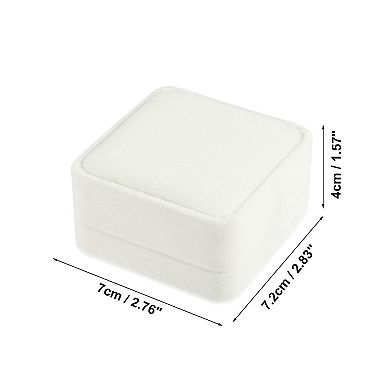 Luxury Earrings Box Jewelry Display Box For Engagement Disposal Decorative Box Suede