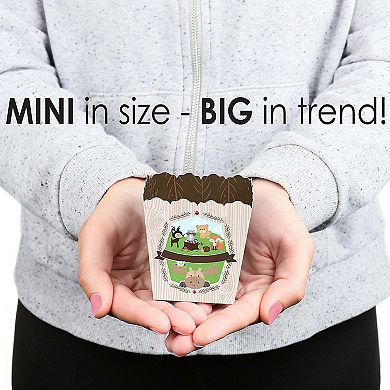 Big Dot Of Happiness Woodland Creatures - Mini Favor Boxes - Party Treat Candy Boxes - 12 Ct