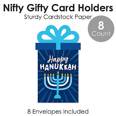 Big Dot Of Happiness Hanukkah Menorah Holiday Party Money Nifty Gifty Card Holders 8 Ct