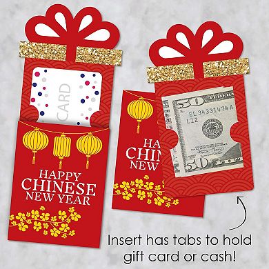Big Dot Of Happiness Chinese New Year Lunar New Year Money Card Nifty Gifty Card Holders 8 Ct
