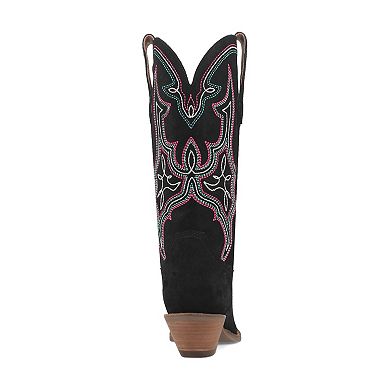 Dingo Women's Hot Sauce Embroidered Leather Cowboy Boots