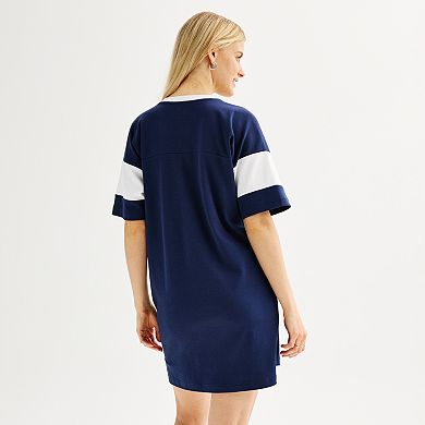 Juniors' SO?? Varsity T-Shirt Dress