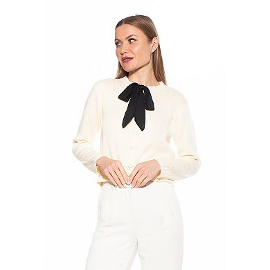 Women's ALEXIA ADMOR Calix Knit Cardigan with Bow Detail