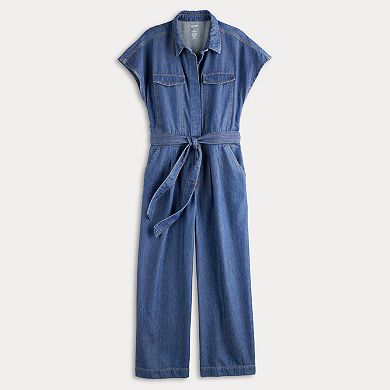 Women's Sonoma Goods For Life® Short Sleeve Jumpsuit 