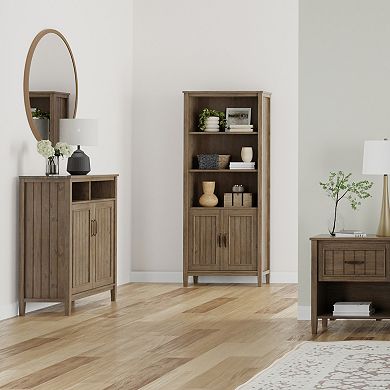 Simpli Home Lev Contemporary Storage Cabinet