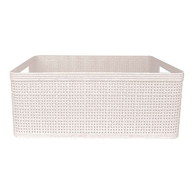 Belle Maison 4-pk. Medium Rectangle Wheat Bins