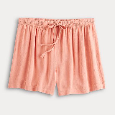 Women's Sonoma Goods For Life® Textured Pajama Sleep Shorts