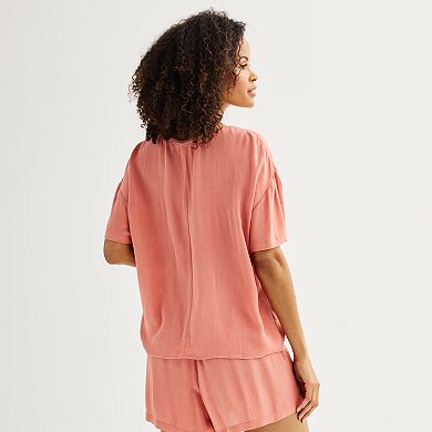 Women's Sonoma Goods For Life® Textured Pajama Top