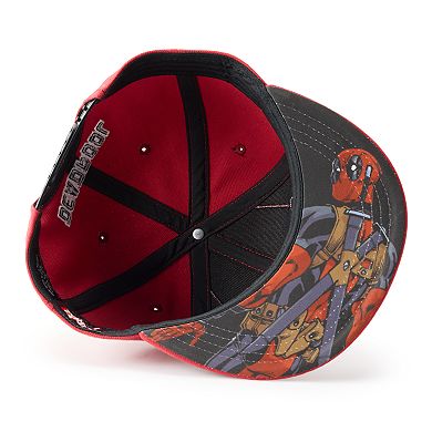 Men's Marvel Deadpool Bigface Snapback Hat