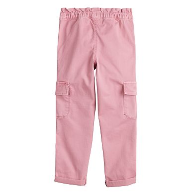 Girls 4-12 Jumping Beans® Paper Bag Utility Cargo Pants