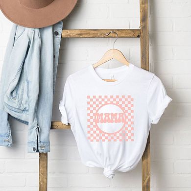 Checkered Mama Short Sleeve Graphic Tee