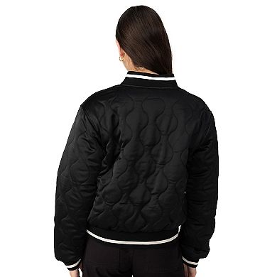 Women's Modern Supply by Sanctuary Satin Quilted Bomber Jacket