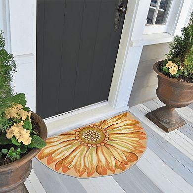 Liora Manne Esencia Sunflower Indoor Outdoor Mat