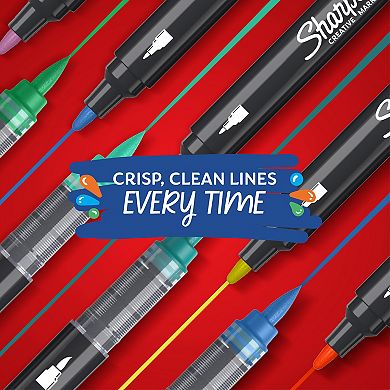 Sharpie Creative Markers - Water-Based Acrylic Markers, Bullet Tip, Assorted Colors - 5 Count