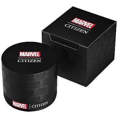 Citizen Eco-Drive Men's Marvel Tony Stark Black IP Stainless Steel Bracelet Watch