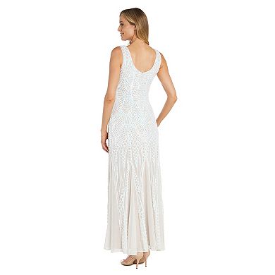 Women's R&M Richards Maxi Dress with Beaded Detail