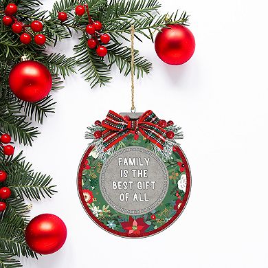 Family is the Best Gift of All Christmas Ornament