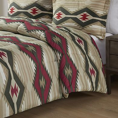 Woolrich Emmet Creek 4-Piece Down Alternative Comforter Set with Throw Pillow