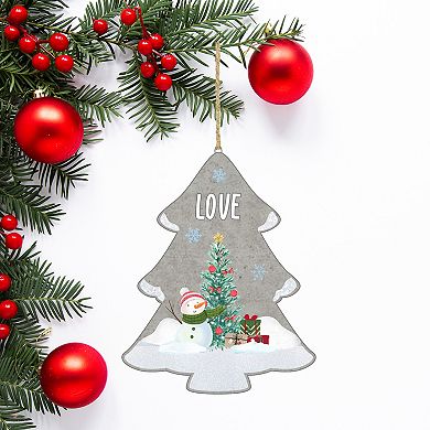 Love Cement Christmas Tree Ornament