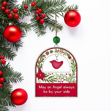 May An Angel Always be by Your Side Ceramic Christmas Ornament