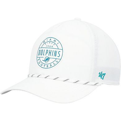 Men's '47 White Miami Dolphins Surburbia Hitch Adjustable Hat