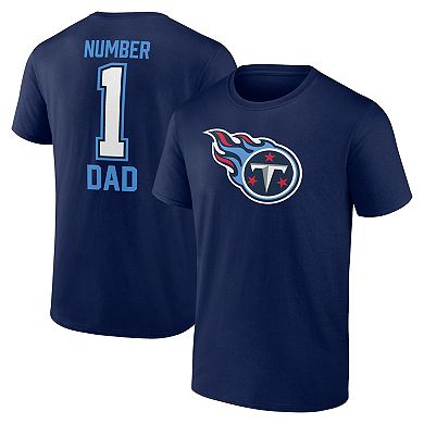 Men's Fanatics Navy Tennessee Titans Father's Day T-Shirt