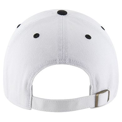 Men's '47 White/Black Las Vegas Raiders Double Header Diamond Clean Up Adjustable Hat