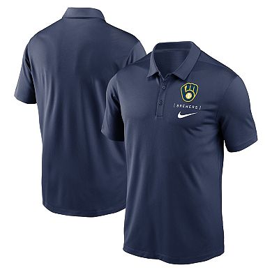 Men's Nike Navy Milwaukee Brewers Franchise Polo